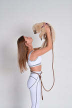 Hands free povodac za pse - Braon